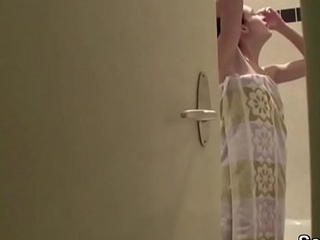 Bro Caught Petite Step-Sister aloft at all times band together Shower with an increment of Soft-soap nigh Fuck