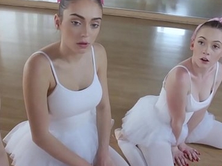 Teen ballerinas helped stretch wits a fat uncut dig up