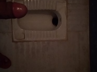 My penis powder-room pee