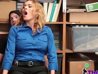 Officer Krissy Lynn takes advantage of handsome misbehaving with big cock